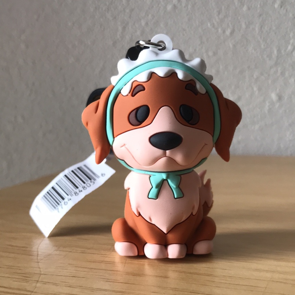 Disney Dogs Copper Figural Bag Clip Keychain
